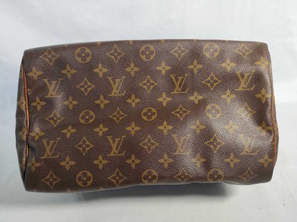 LOUIS VUITTON M41526 Monogram Louis Vuitton Monogram Speedy 30 M41526 SP0906 Brown Handbag
