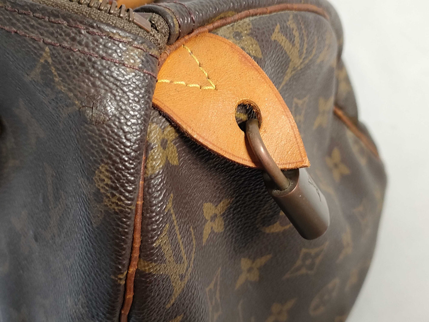 LOUIS VUITTON M41526 Monogram Louis Vuitton Monogram Speedy 30 M41526 SP0906 Brown Handbag