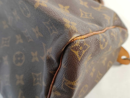 LOUIS VUITTON M41526 Monogram Louis Vuitton Monogram Speedy 30 M41526 SP0906 Brown Handbag