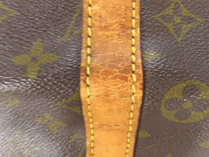 LOUIS VUITTON Monogram Keepall 55 M41424 Brown Boston Bag