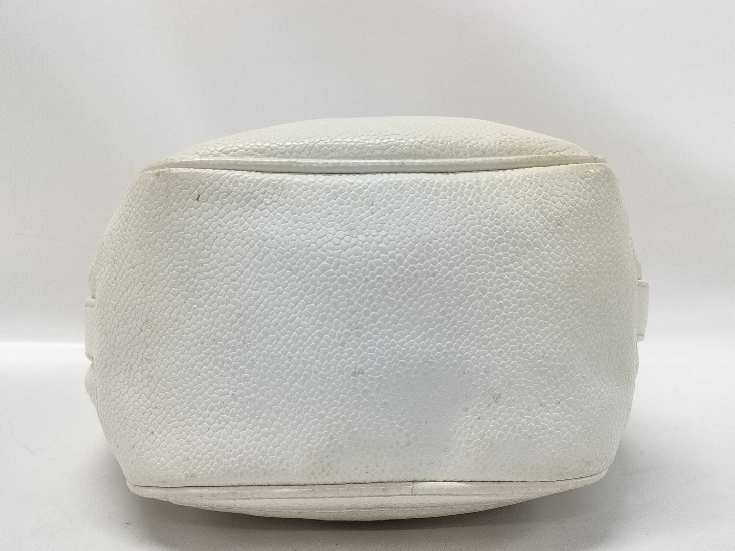 LOUIS VUITTON Chain Shoulder Bag/White Caviar Shoulder Bag