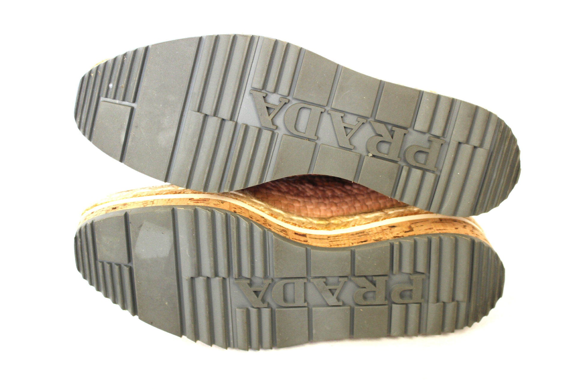 PRADA Prada platform shoes, women's size 35 loafers