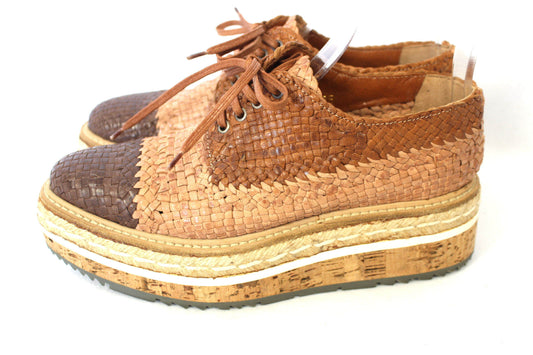 PRADA Prada platform shoes, women's size 35 loafers