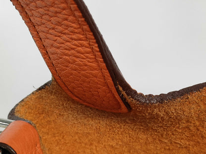 HERMES Picotin Lock PM Taurillon Orange Poppy T-stamped Handbag
