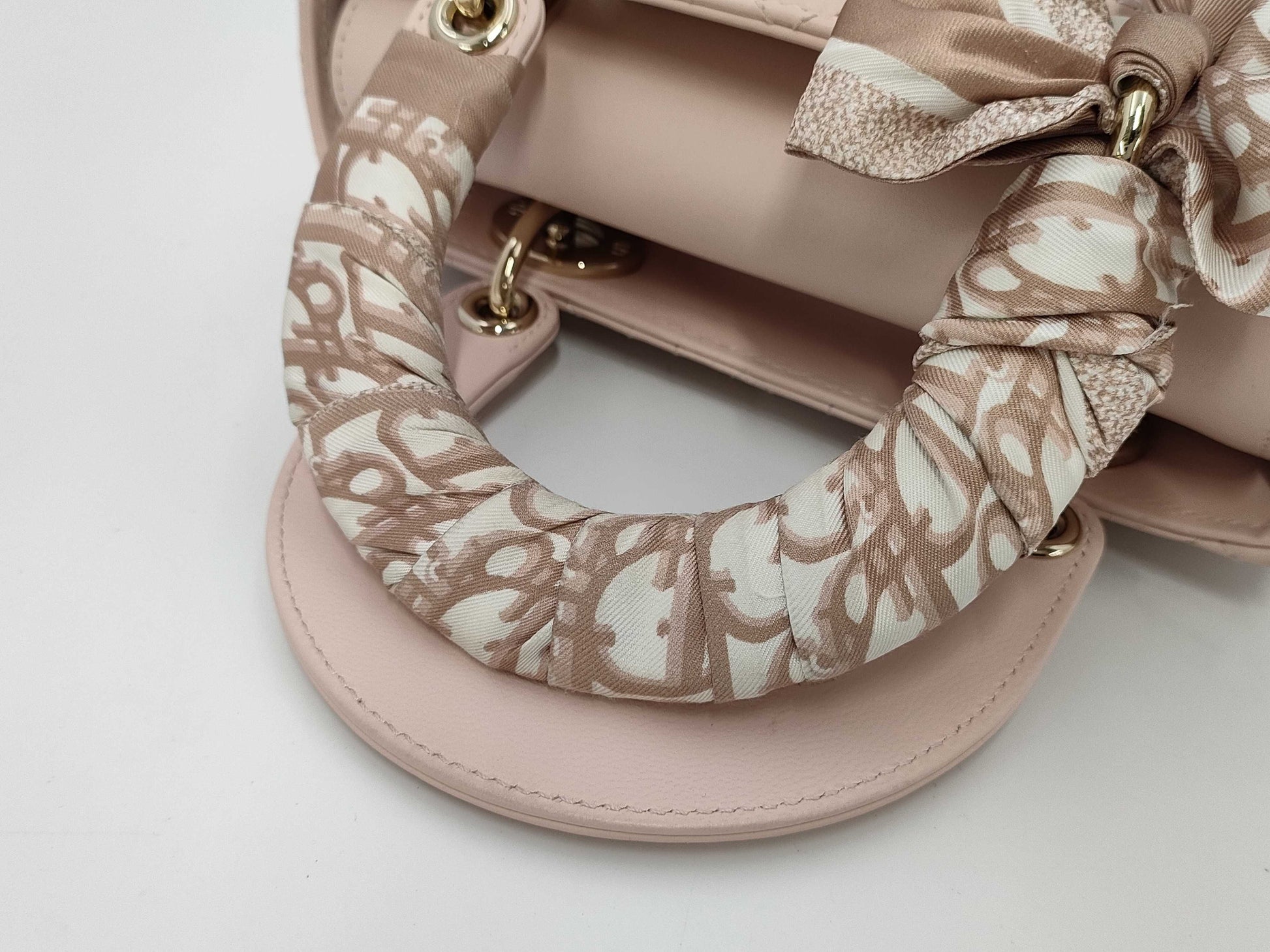 Dior My Lady Dior Small Rose Powder Lambskin Handbag M0538ONGE413