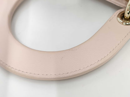Dior My Lady Dior Small Rose Powder Lambskin Handbag M0538ONGE413