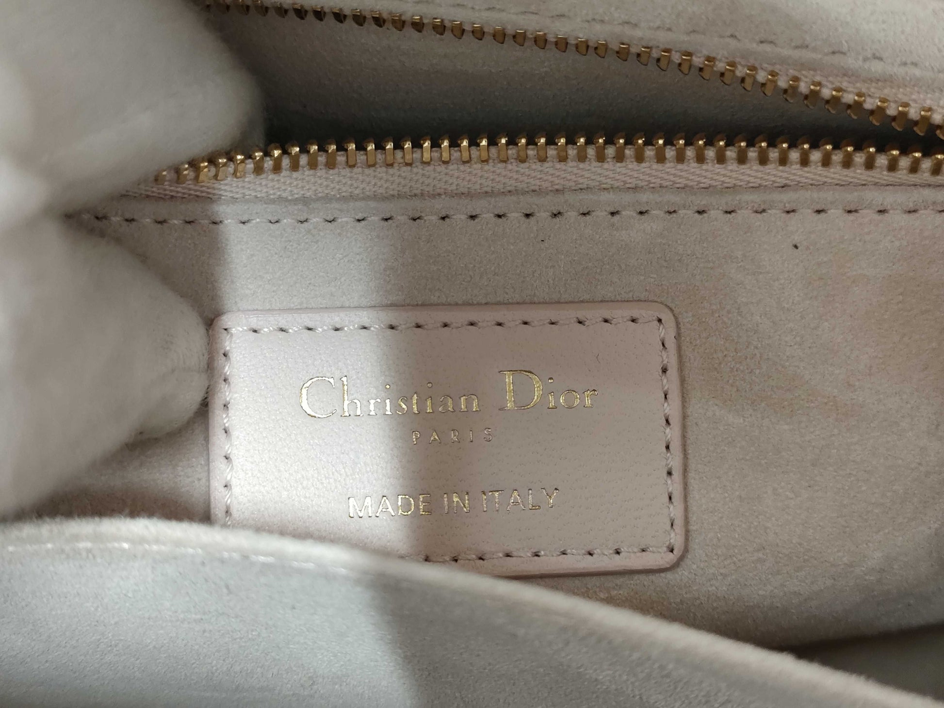 Dior My Lady Dior Small Rose Powder Lambskin Handbag M0538ONGE413