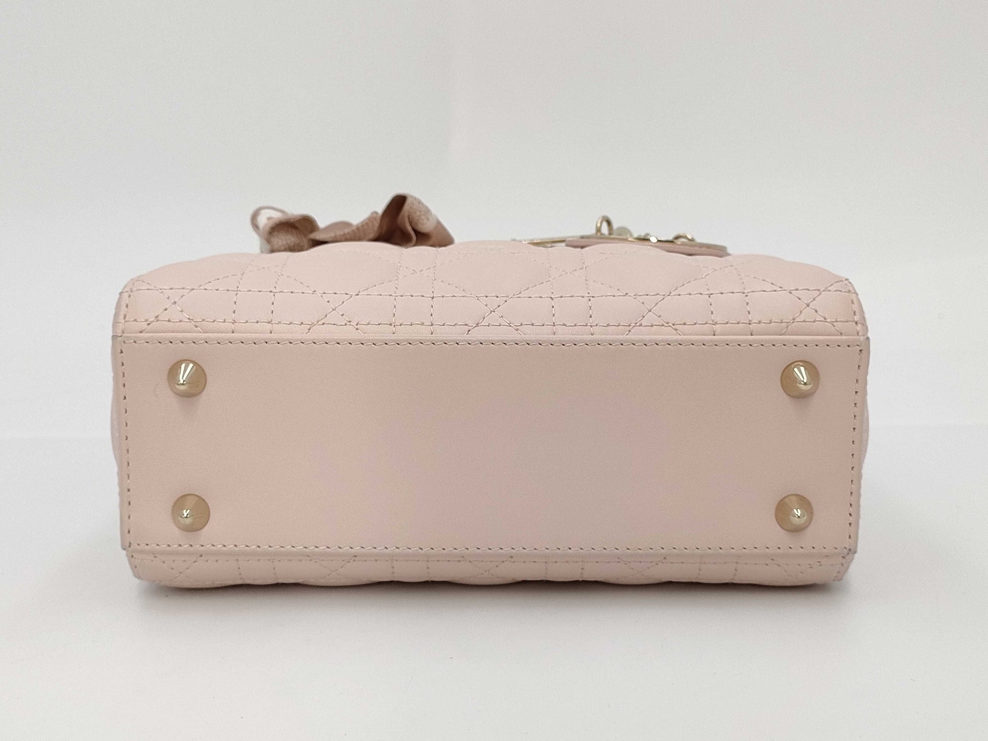 Dior My Lady Dior Small Rose Powder Lambskin Handbag M0538ONGE413