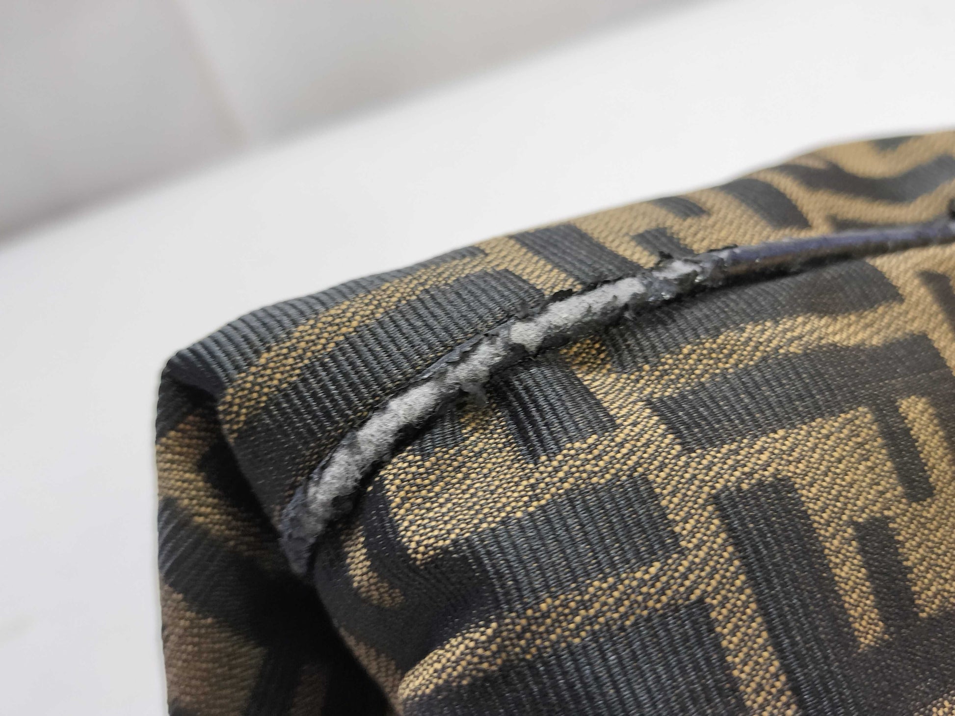 FENDI Zucca pattern handbag/vanity bag