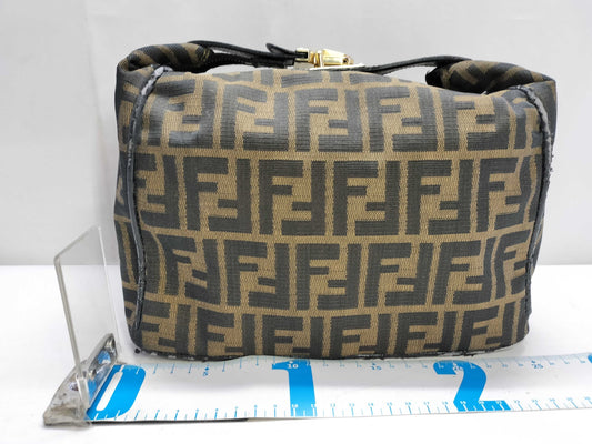 FENDI Zucca pattern handbag/vanity bag