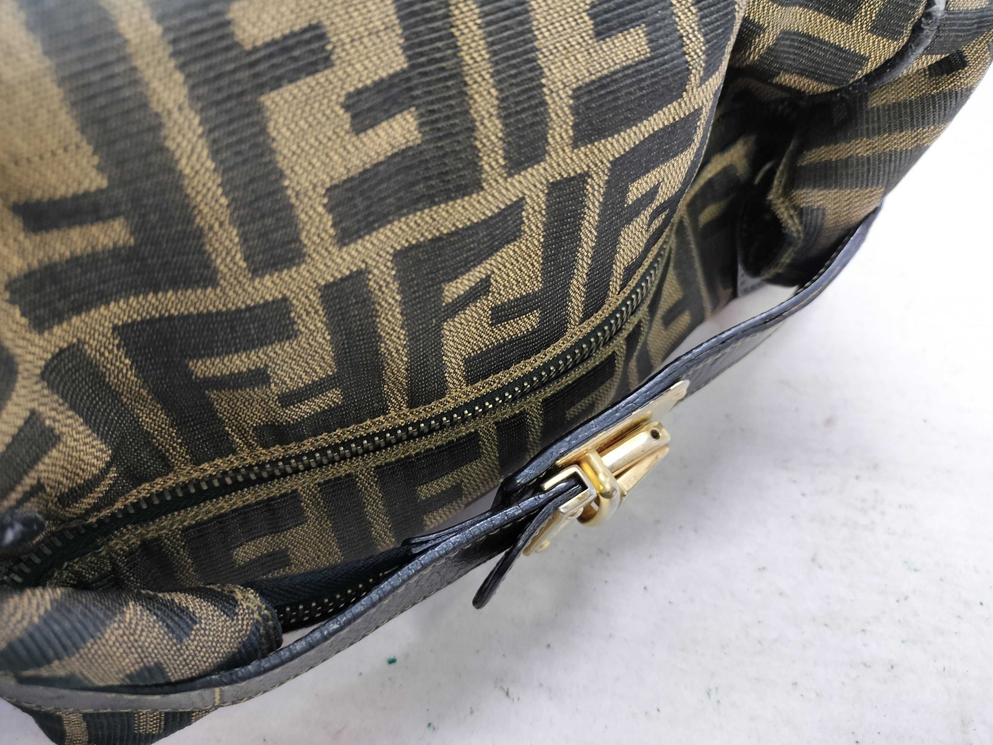 FENDI Zucca pattern handbag/vanity bag