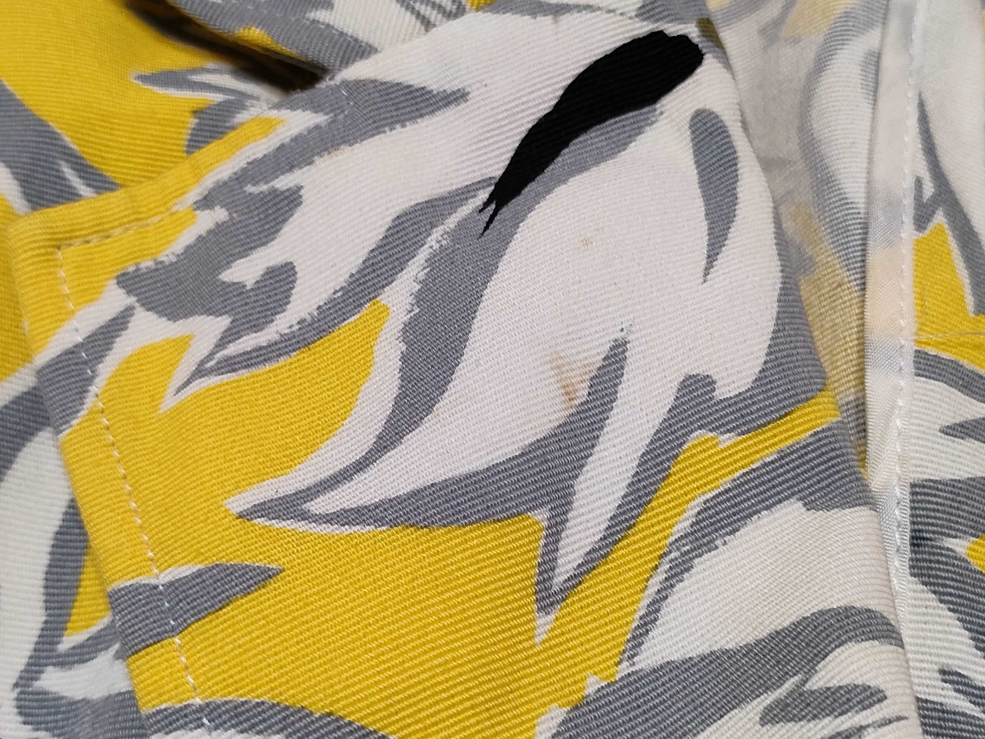 Dior Christian Dior M Yellow All-Over Print Jacket Dior Jacket