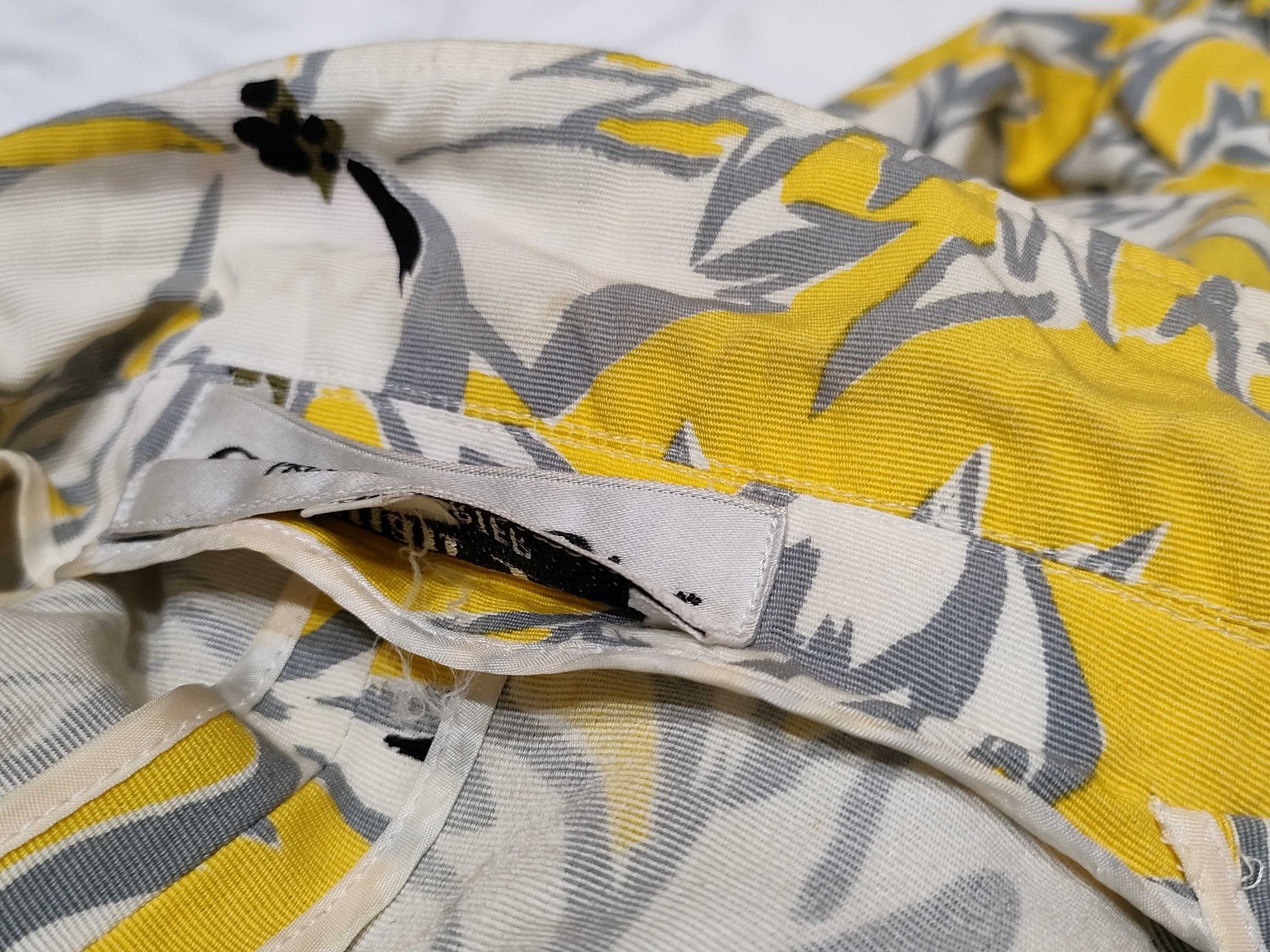 Dior Christian Dior M Yellow All-Over Print Jacket Dior Jacket