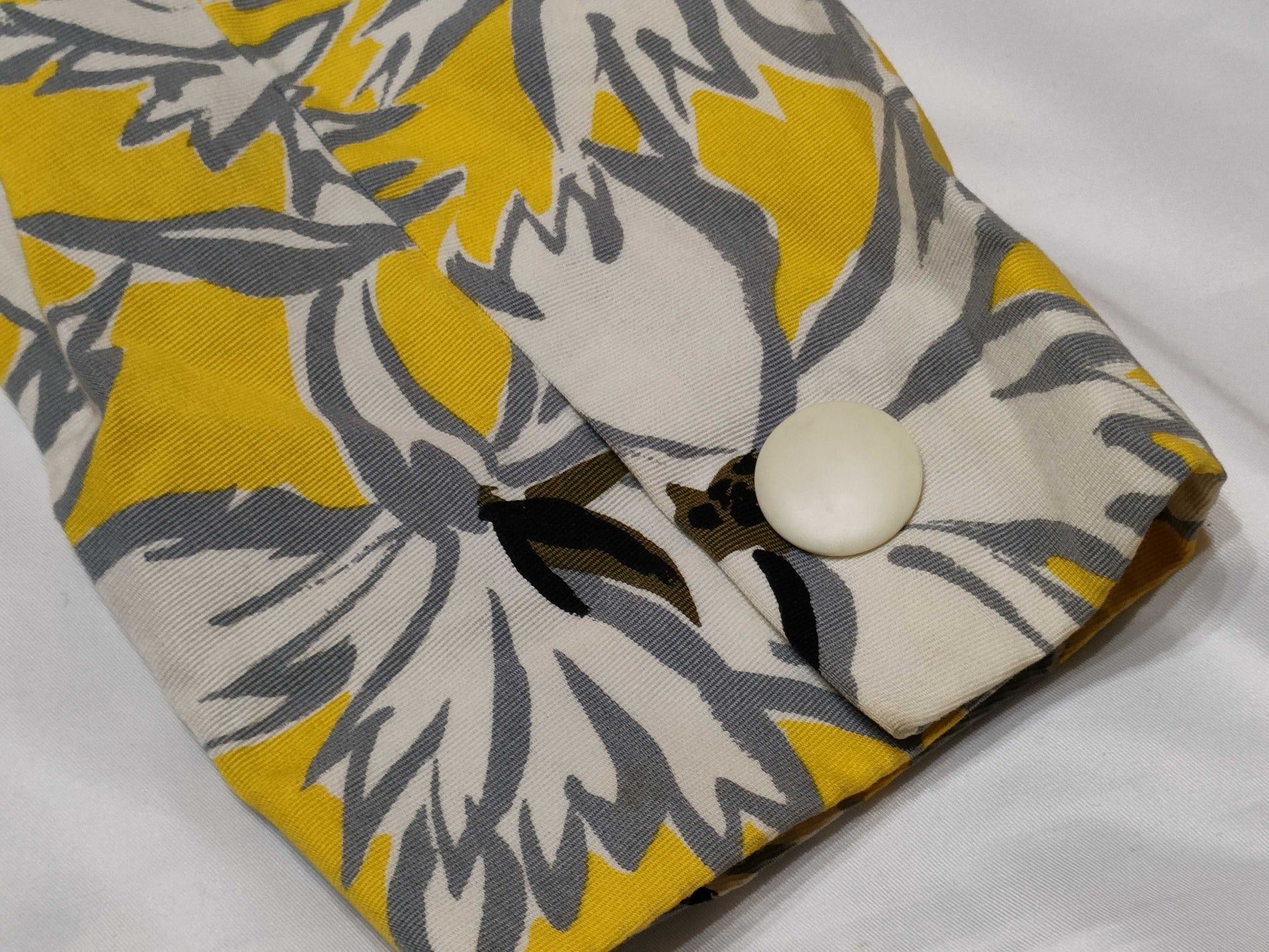 Dior Christian Dior M Yellow All-Over Print Jacket Dior Jacket