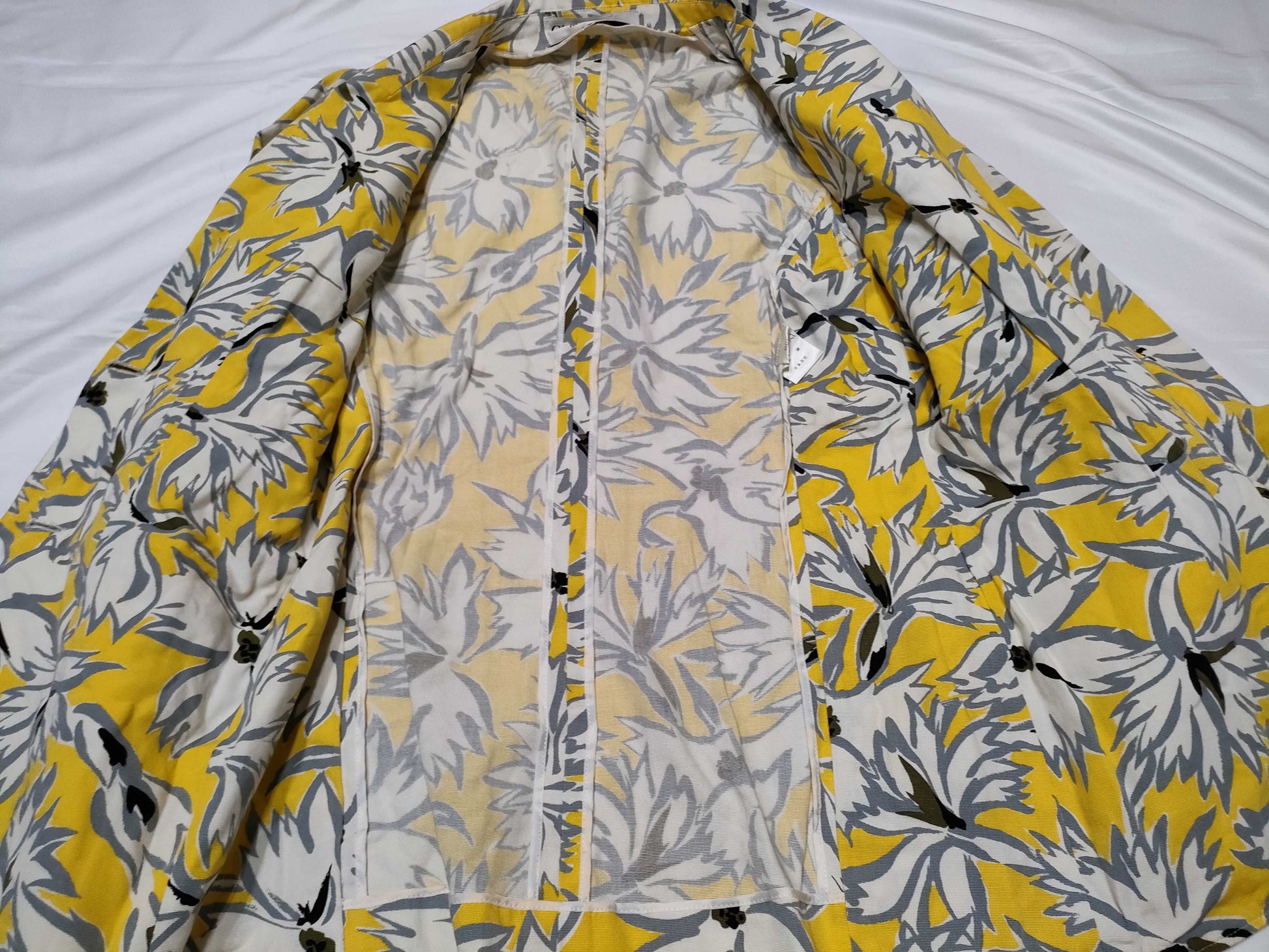 Dior Christian Dior M Yellow All-Over Print Jacket Dior Jacket