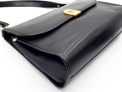 Dior 2-piece honeycomb pattern handbag set with gold hardware, leather handbag and leather shoulder bag