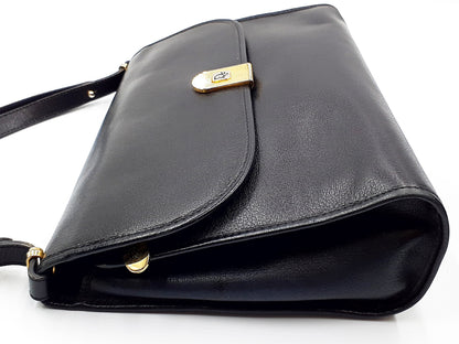 Dior 2-piece honeycomb pattern handbag set with gold hardware, leather handbag and leather shoulder bag