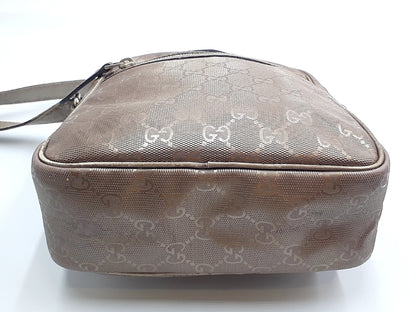 GUCCI 3-piece set: GG Supreme, GG Imprime, GG canvas, and leather shoulder bag