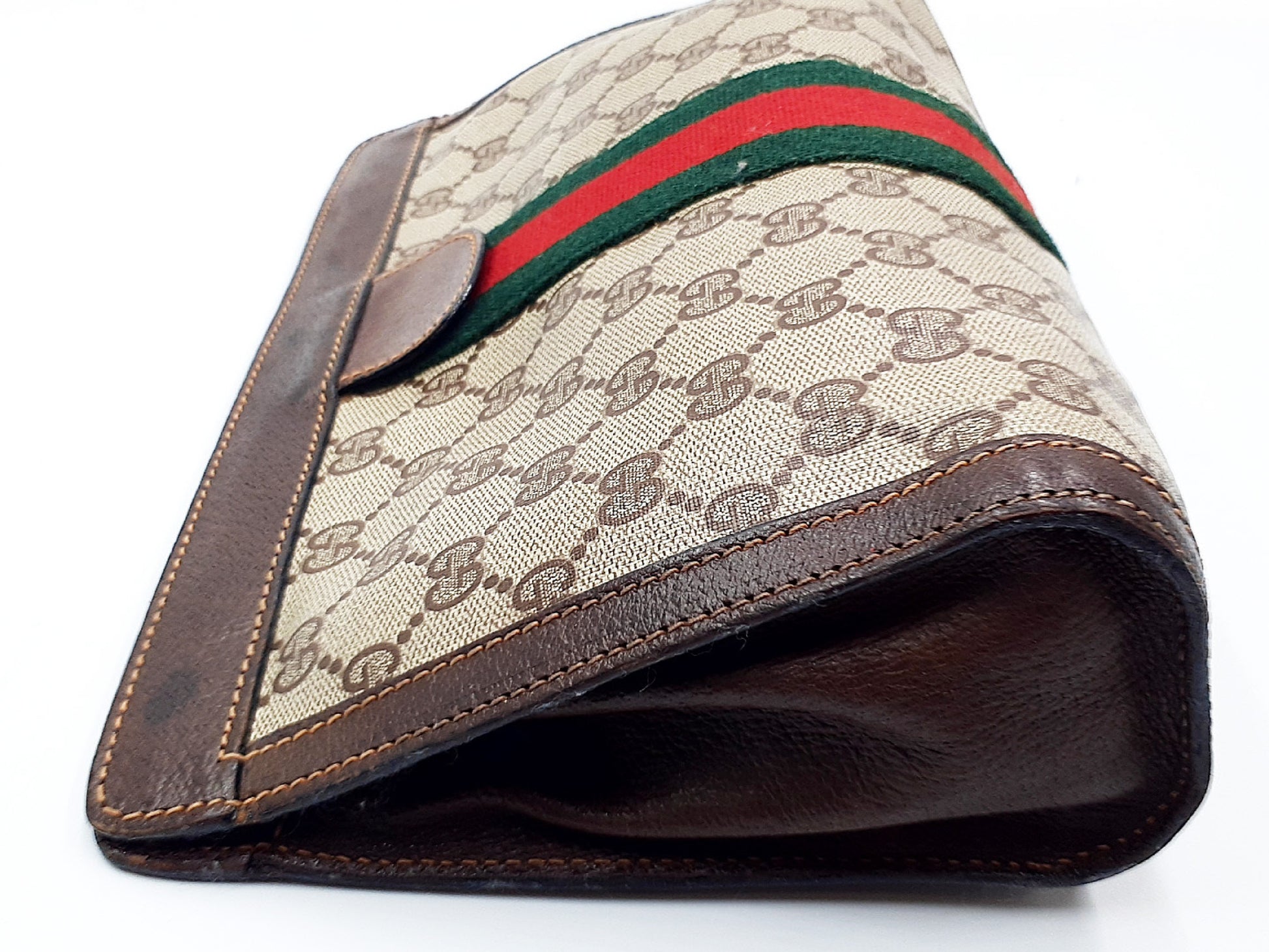 GUCCI 4-piece set: GG Supreme Sherry Line leather tote bag, clutch bag, and tote bag
