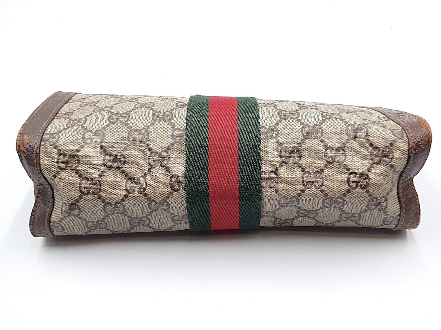 GUCCI 4-piece set: GG Supreme Sherry Line leather tote bag, clutch bag, and tote bag