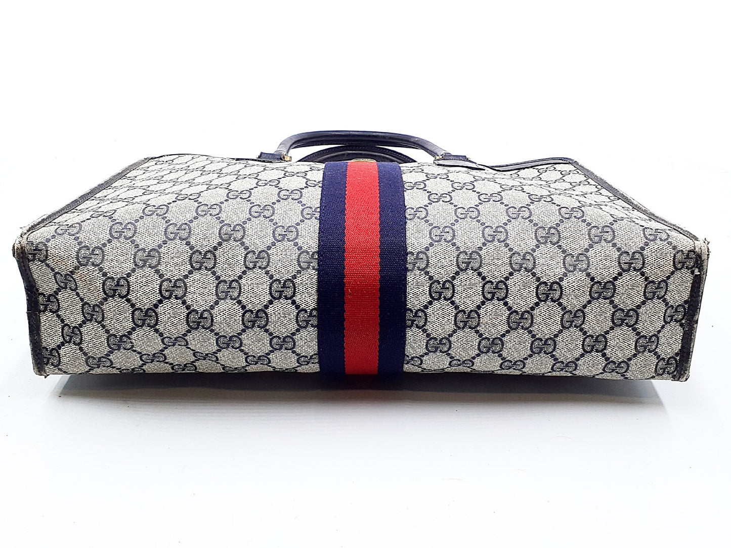 GUCCI GG Supreme Sherry Line Leather Handbag