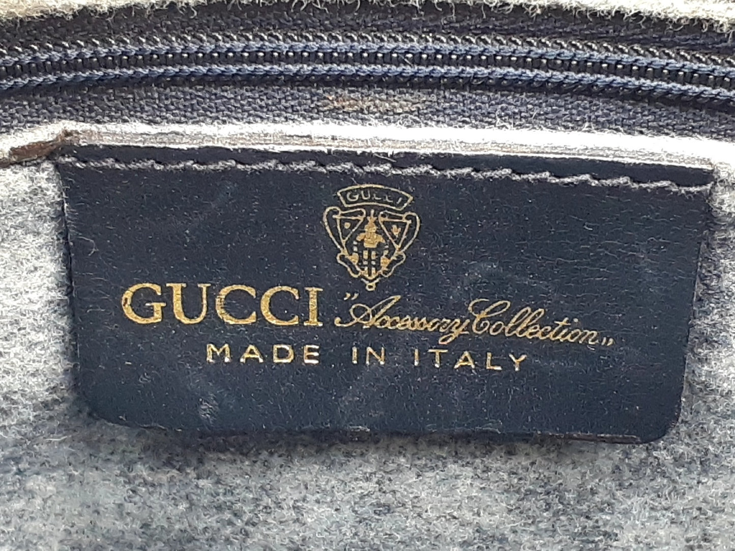 GUCCI GG Supreme Sherry Line Leather Handbag
