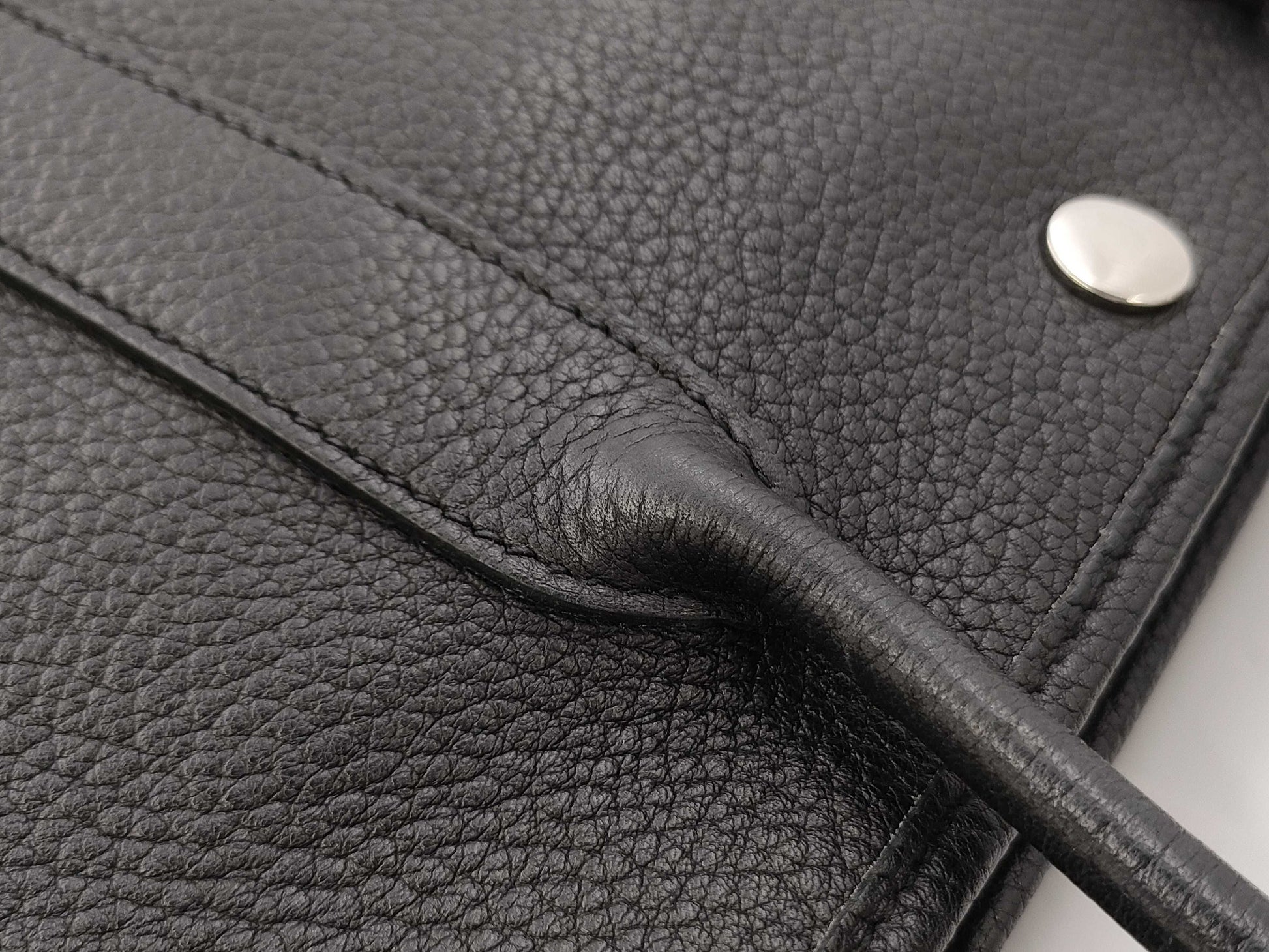 HERMES Garden Party TPM Negonda Black SS Tote Bag with R Stamp