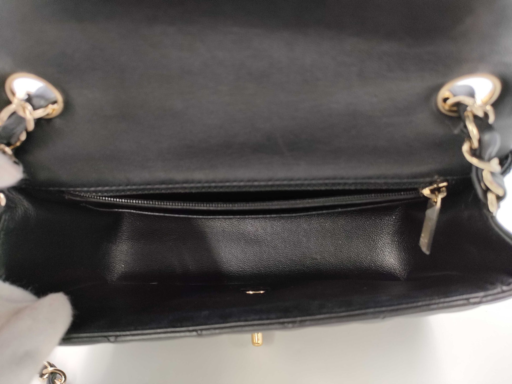 CHANEL Mini Ram Black GP Shoulder Bag