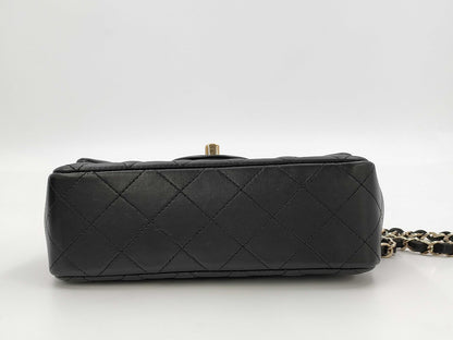 CHANEL Mini Ram Black GP Shoulder Bag