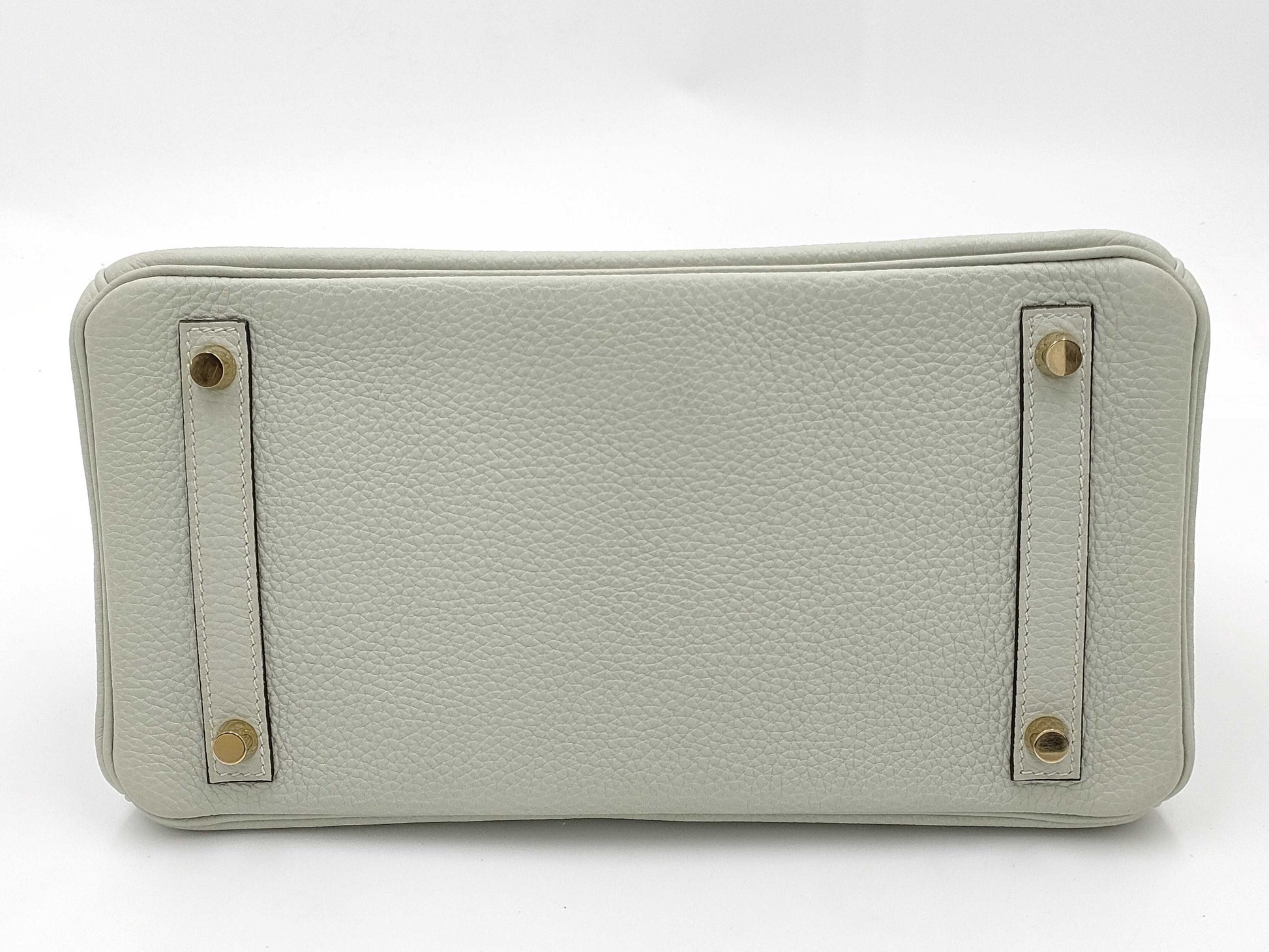 HERMES Birkin 30 Togo Greeneve GD hardware B stamped handbag