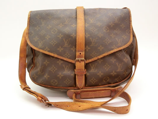 LOUIS VUITTON Monogram Saumur 35 Shoulder Bag