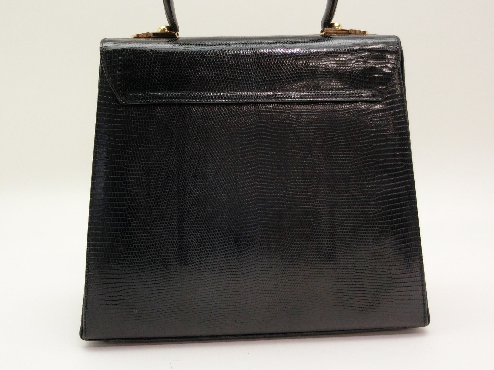 Salvatore Ferragamo Gancini Lizard 2-Way Handbag