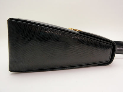 Salvatore Ferragamo Gancini Lizard 2-Way Handbag