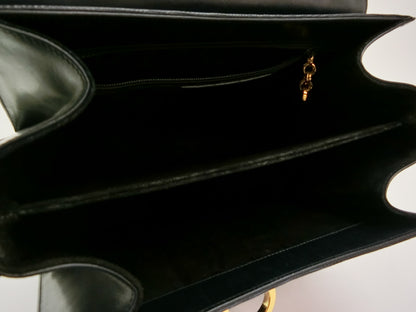Salvatore Ferragamo Gancini Lizard 2-Way Handbag