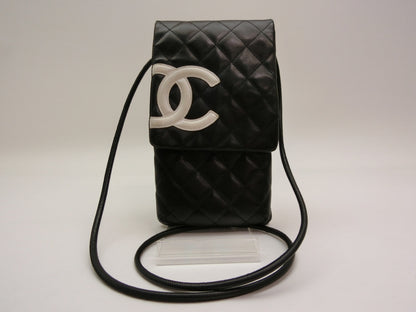 CHANEL Cambon Line Leather Shoulder Bag
