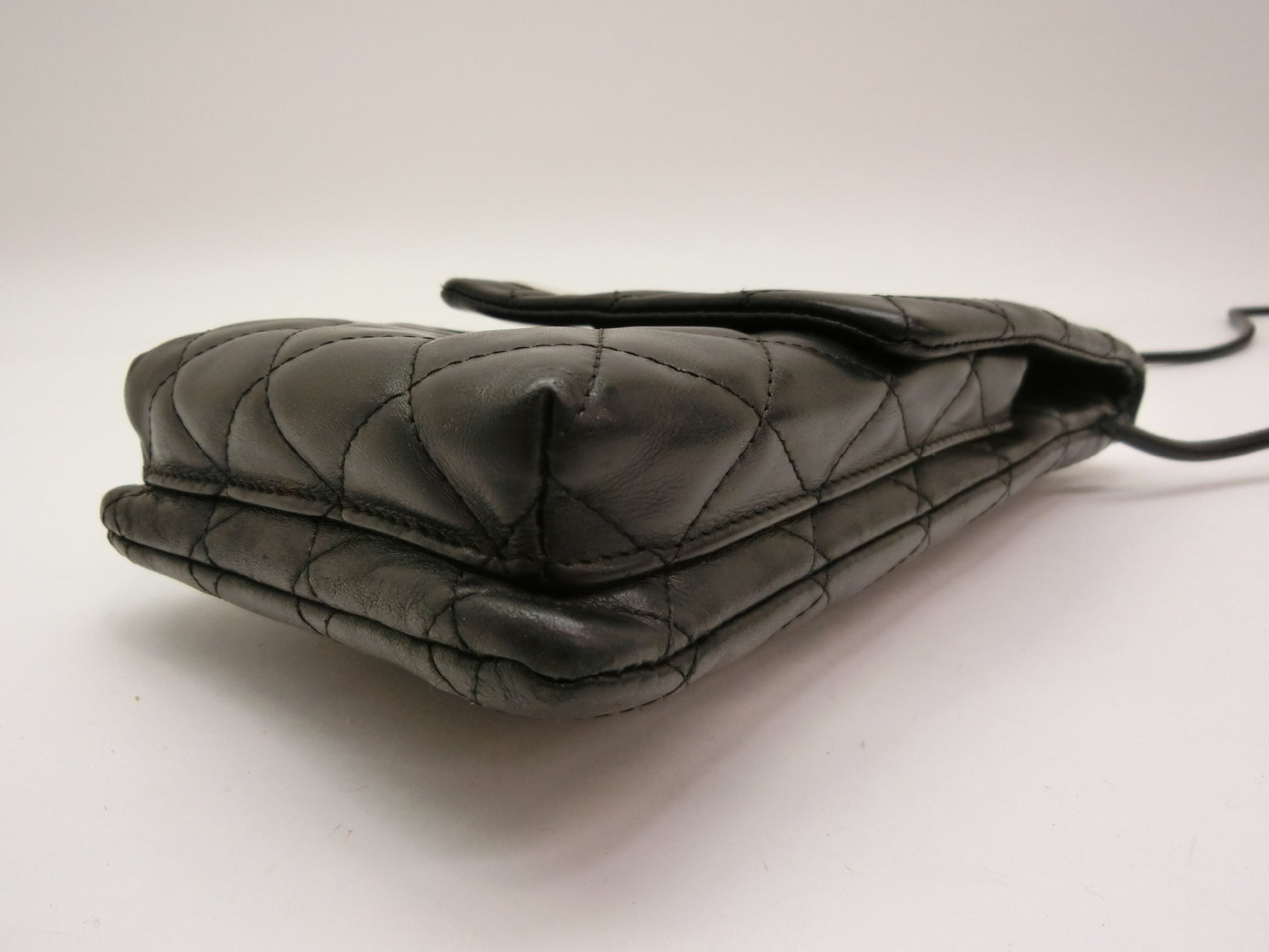 CHANEL Cambon Line Leather Shoulder Bag