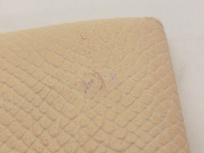 HERMES Calvi Two-tone Y Stamp Card Case, Pass Case, Business Card Case