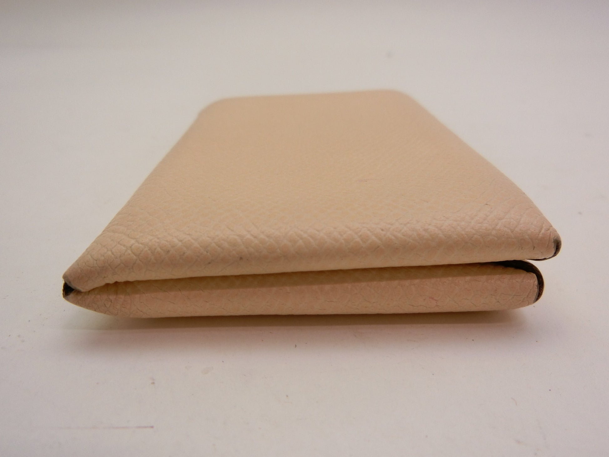 HERMES Calvi Two-tone Y Stamp Card Case, Pass Case, Business Card Case