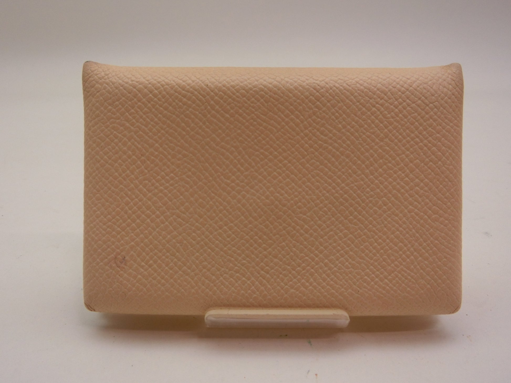 HERMES Calvi Two-tone Y Stamp Card Case, Pass Case, Business Card Case