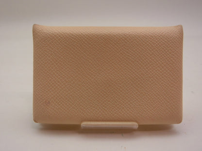 HERMES Calvi Two-tone Y Stamp Card Case, Pass Case, Business Card Case
