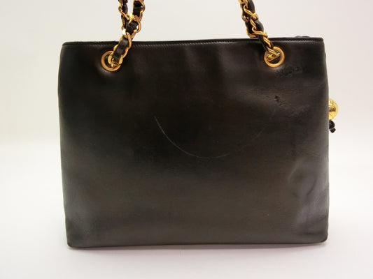 CHANEL Turnlock Leather Shoulder Bag