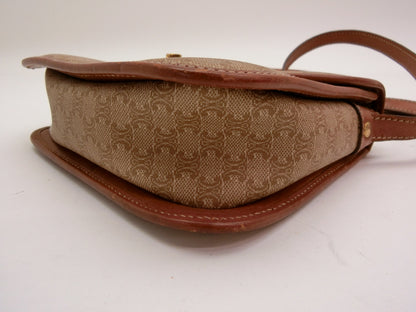 CELINE Macadam Turnlock Shoulder Bag