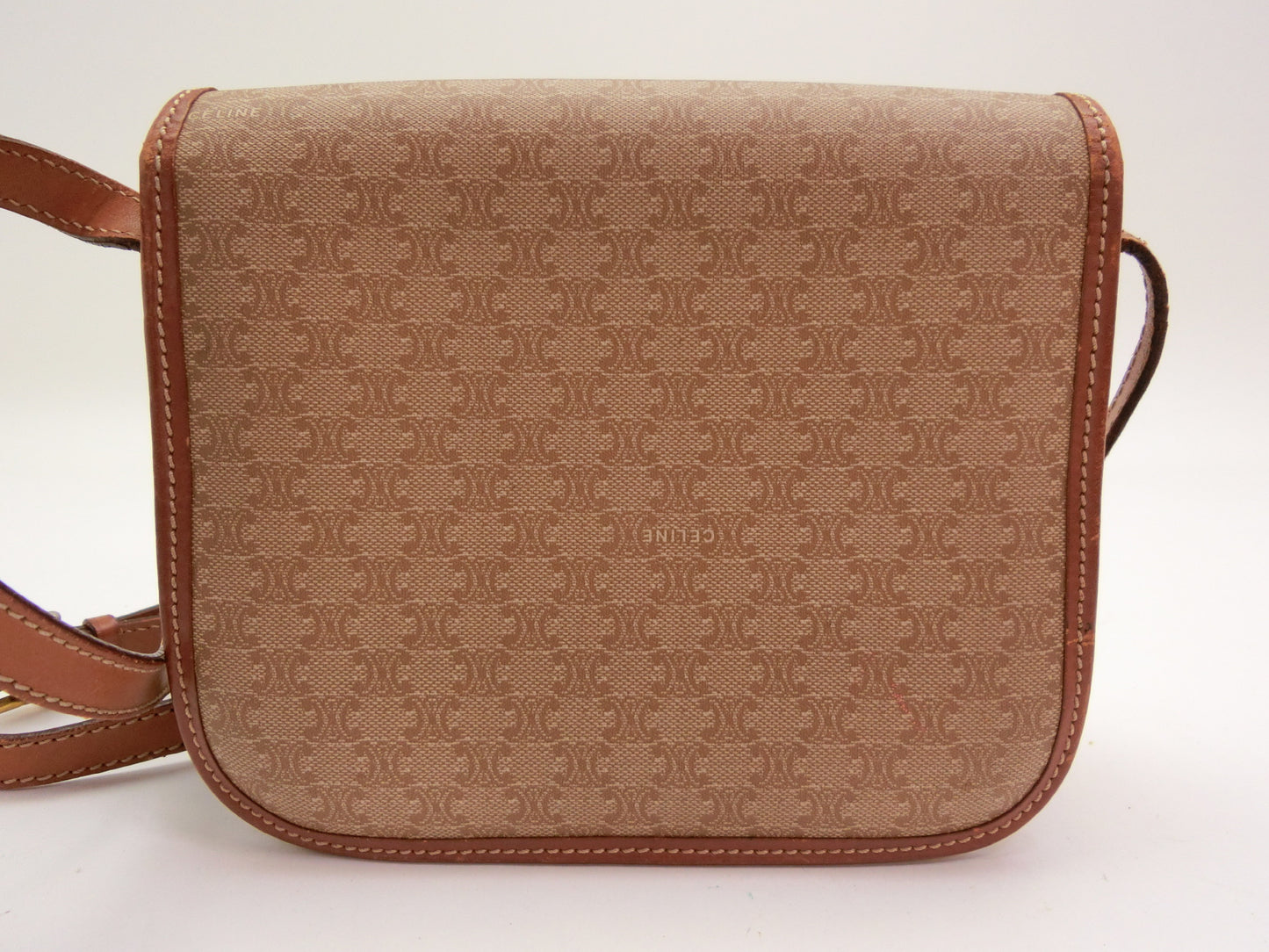 CELINE Macadam Turnlock Shoulder Bag