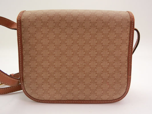 CELINE Macadam Turnlock Shoulder Bag