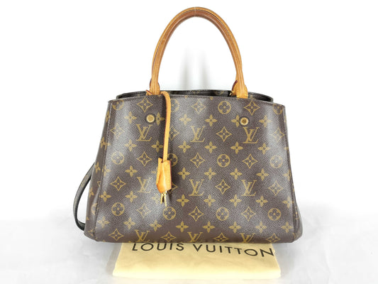 LOUIS VUITTON M41056 Monogram Montaigne MM M41056 Handbag