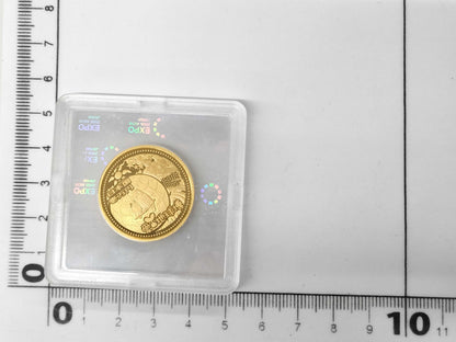 Commemorative Gold Coin of the 1950s World Exposition, K24, 15.6g, Other Small Items 