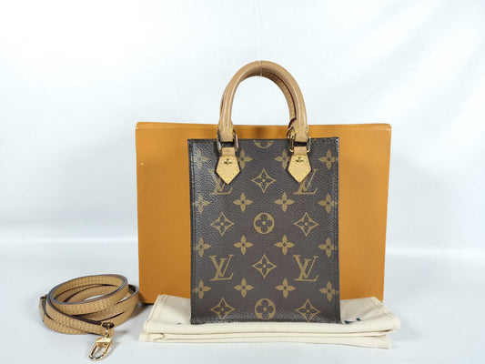 LOUIS VUITTON M69442 Monogram Louis Vuitton Petite Sac Plat m69442 2-way handbag