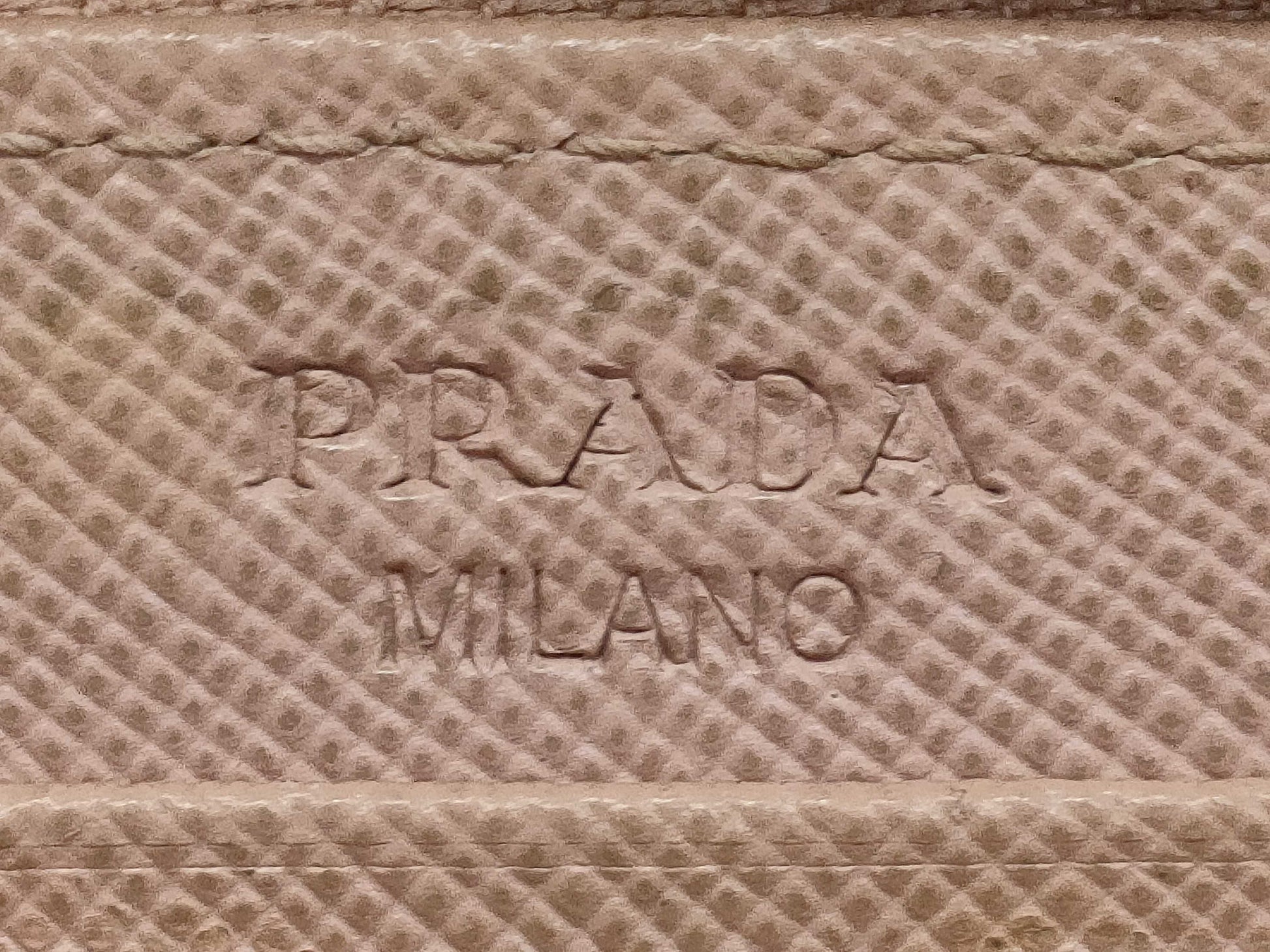 PRADA Prada Ribbon Long Wallet Saffiano Wallet
