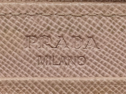 PRADA Prada Ribbon Long Wallet Saffiano Wallet