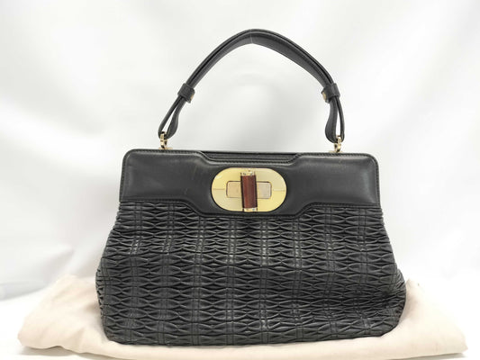 BVLGARI Isabella Leather Handbag